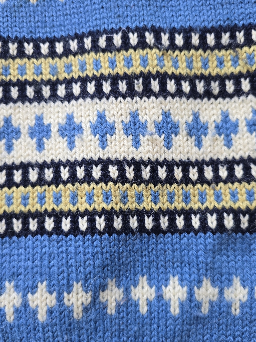 Heritage Blue Patterned Button-Front Cardigan - Picture 5 of 5